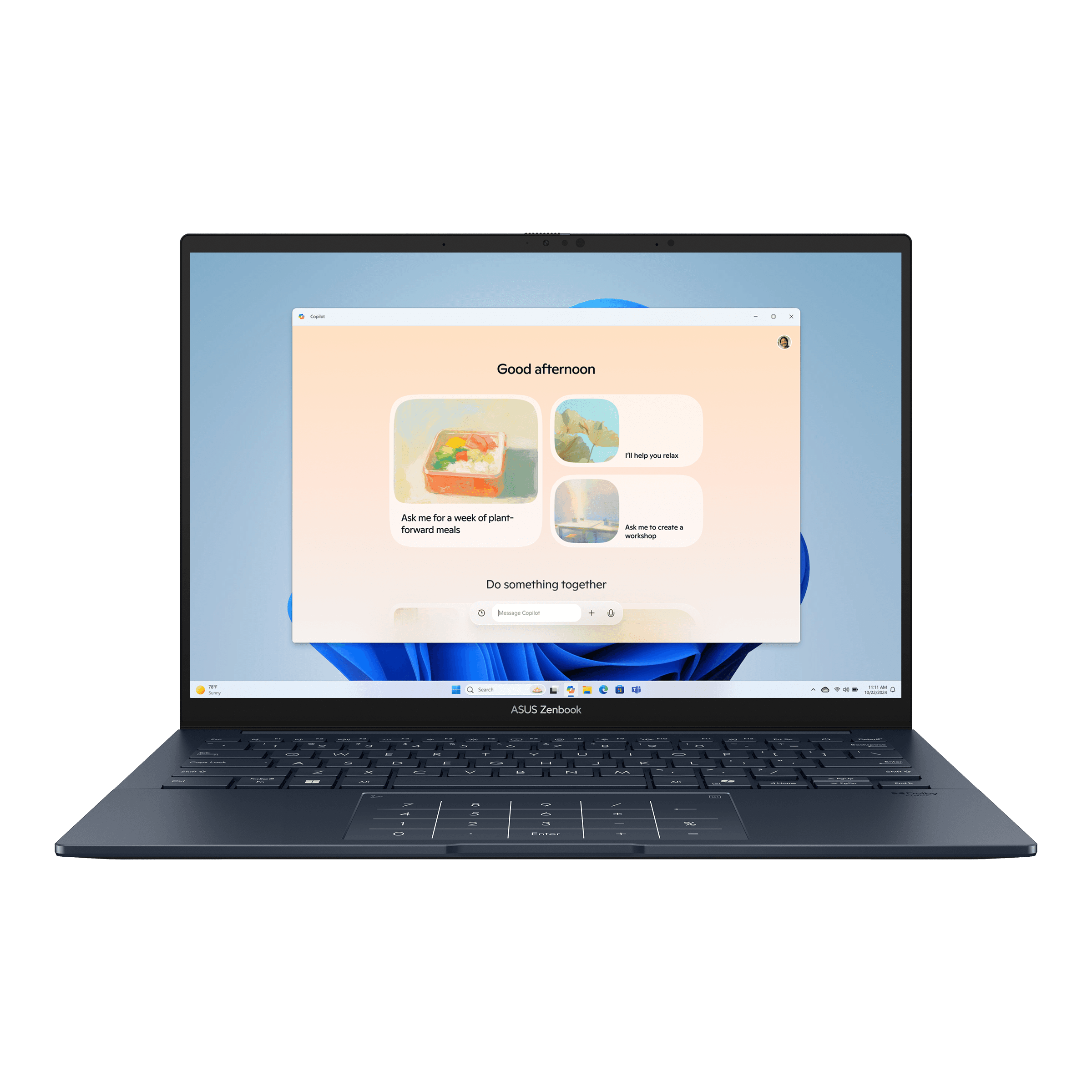 ASUS Zenbook 14 OLED (UX3405); Copilot+ PC (UX3405CA) - Intel Core Ultra 5 225H, 16GB RAM, 512GB SSD 1